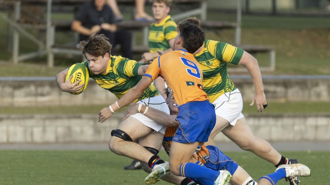 AIC First XV rugby between hosts St Patrick's and visitors Ashgrove at Curlew Park, Sandgate, Wednesday, May 22, 2024 - Picture: Richard Walker