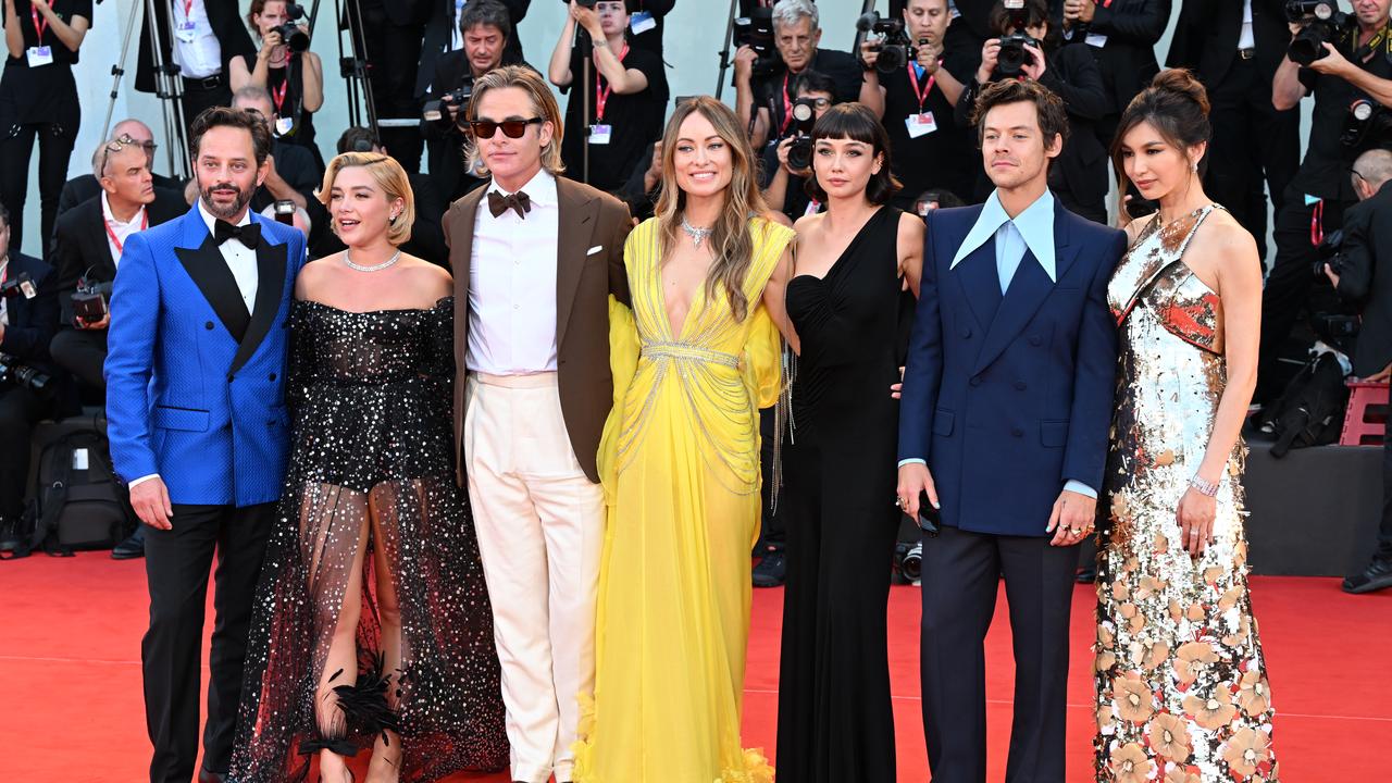 The full cast reunited on the red carpet at the Venice International Film Festival, but Pugh has skipped on other appearances.