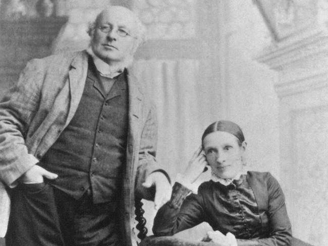 Ticonderoga assistant surgeon, James William Henry Veitch, and his wife Annie (nee Morrison).