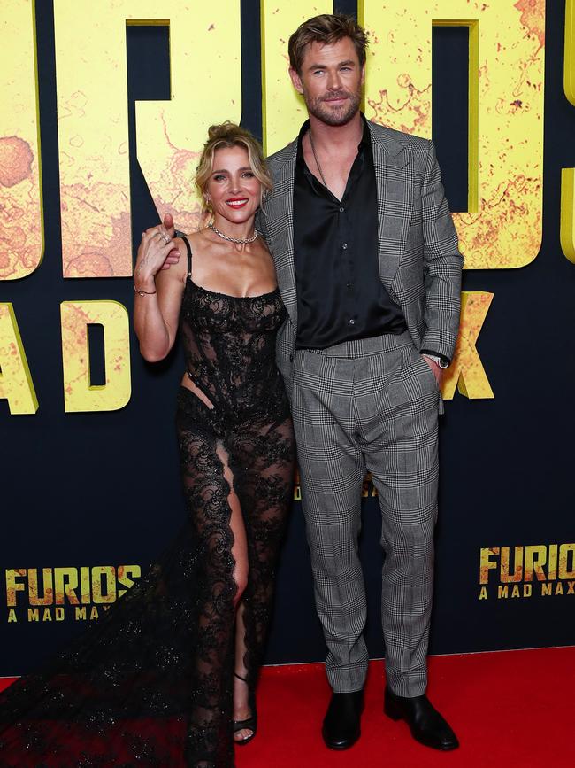 Elsa Pataky and Chris Hemsworth. Picture: Matrix