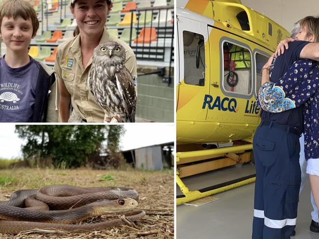 Eli Campbell came close to death eight years ago after being bitten by one of the worldâs deadliest snakes.