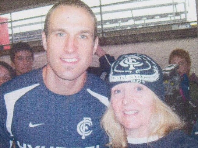 Smith with former Carlton hero Chris Judd