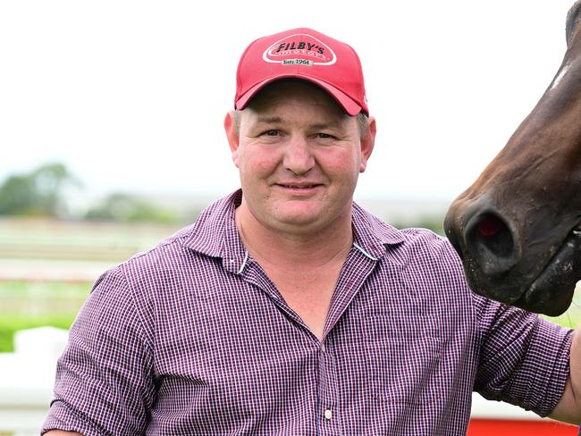 Rockhampton trainer Clinton Taylor tastes success with Astapor at Doomben. Picture: Grant Peters - Trackside Photography