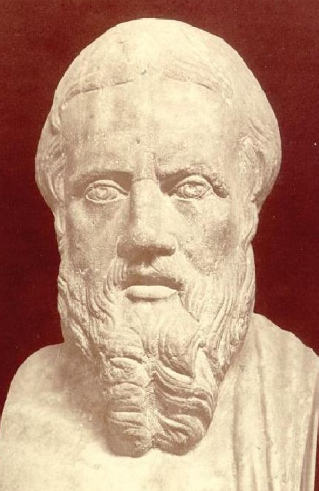 Ancient Greek historian Herodotus. 