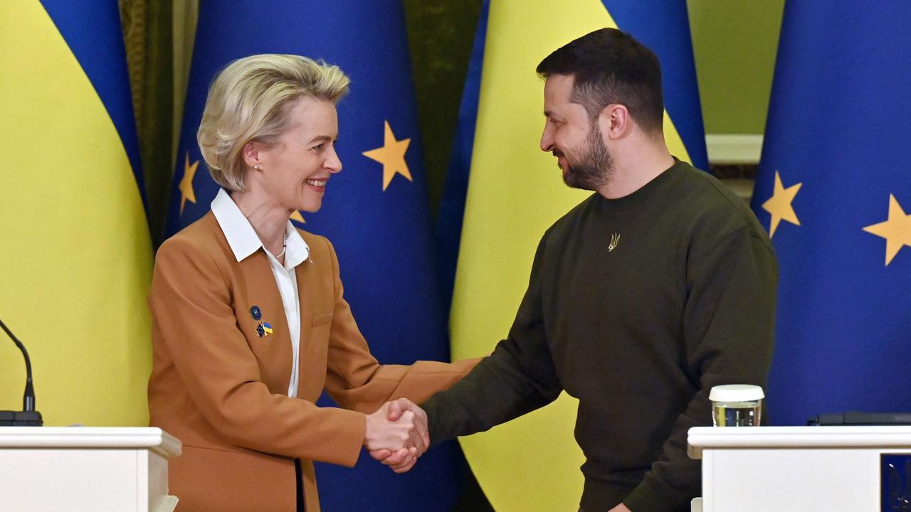 Ukraine’s Zelensky presses EU chief on membership progress | The Australian