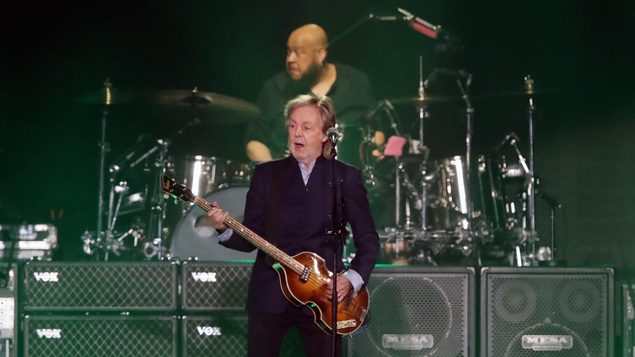 Paul McCartney will hold concerts on Friday and Saturday night. Picture: David Crosling