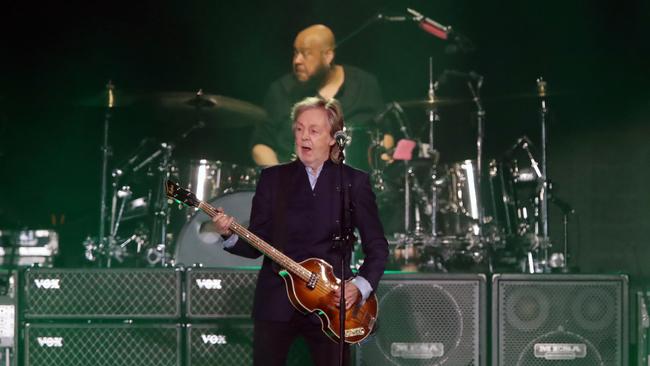 Paul McCartney will hold concerts on Friday and Saturday night. Picture: David Crosling