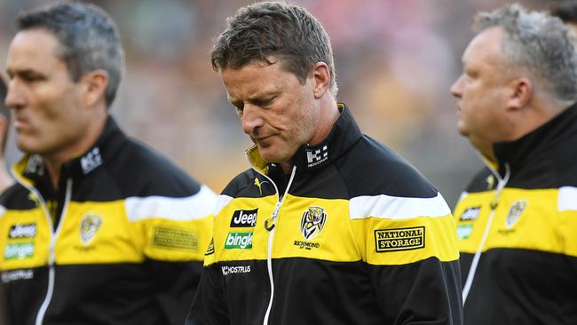 Damien Hardwick after the siren.