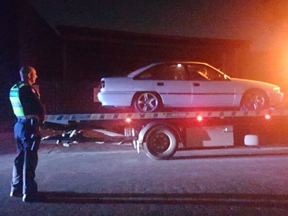 A hoon lost his car in Dandenong South.