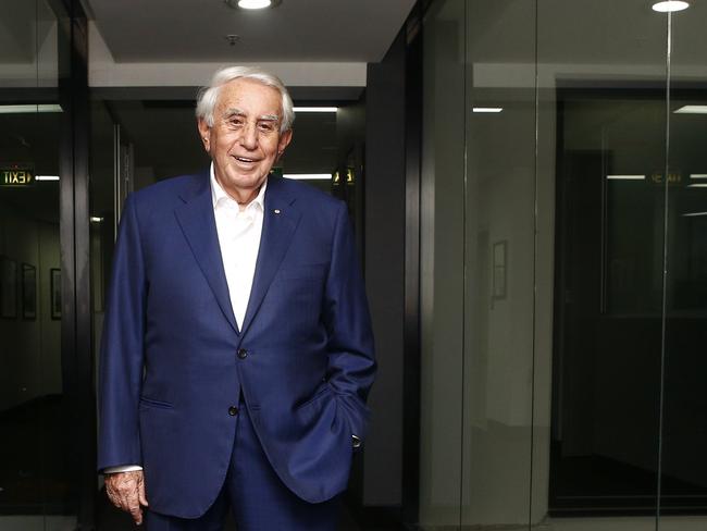 WENTWORTH COURIER ONLY. Harry Triguboff in his office at Meriton. Picture: John Appleyard