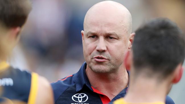 Matthew Nicks was left asking why after the loss. Picture: Sarah Reed/AFL Photos