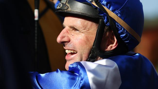 Larry Cassidy is back riding trackwork in a bid to resume race riding in August. Picture: Tara Croser