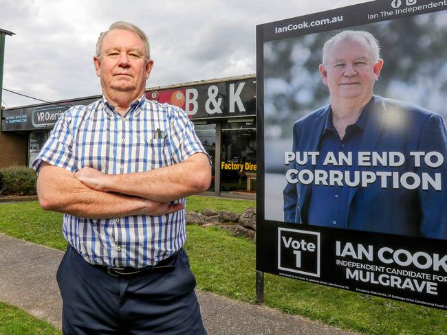 FOR MONDAYÃ.Icook foods Slug gate Ian Cook is running against Dan Andrews in Mulgrave. Picture: Tim Carafa