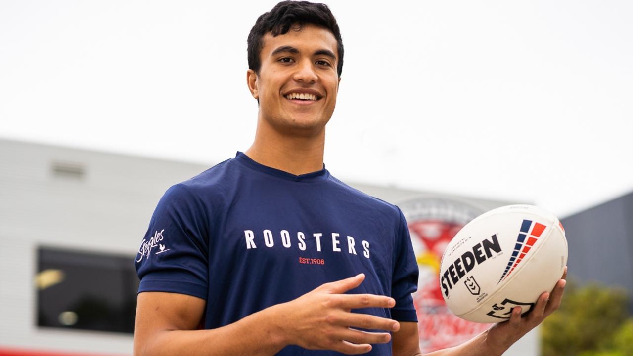 Sydney Roosters new signing Joseph Suaalii. Picture: Roosters Digital