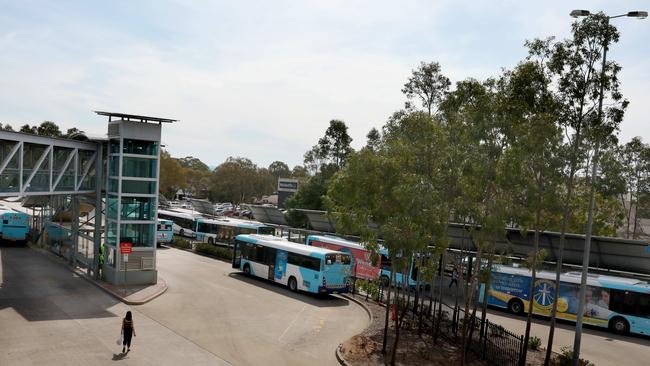 Mt Druitt bus interchange. Picture: Angelo Velardo