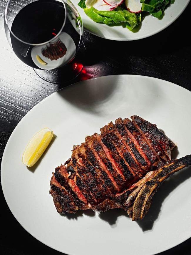 One of Rockpool’s many famous steaks. Picture: Rockpool Bar &amp; Grill