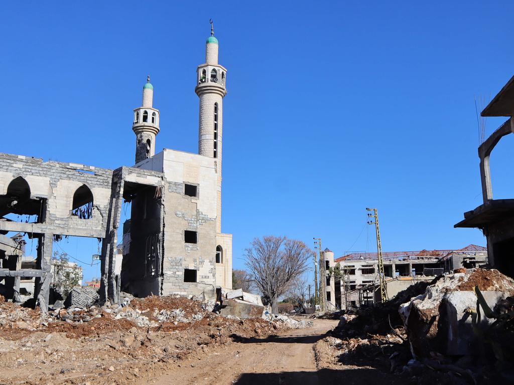 The southern Lebanese village of Khiam on December 14, 2024. Picture: AFP