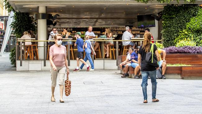 Queen Street Mall, Brisbane. Picture: Richard Walker