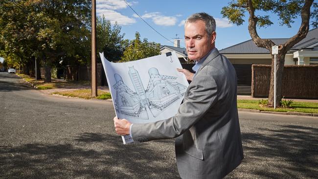 Prospect Mayor David O'Loughlin said the council would have fought tooth-and-nail against the Thorngate Skywalk City proposal. Picture: Matt Loxton