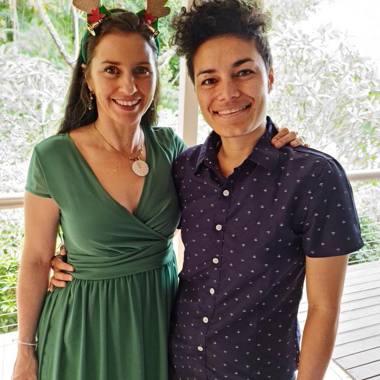 Popular Coast musician Andrea Kirwin enjoys a laid back Christmas with her partner Claire Evelynn.