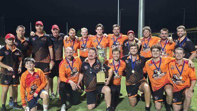 Piccones Badgers crowned champions of the Barrier Reef Big Bash competition. 2024. Supplied by Peter Huey.