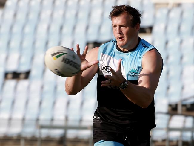 Cronulla Sharks latest recruit Josh Morris adds experience to the backline. Picture: Toby Zerna