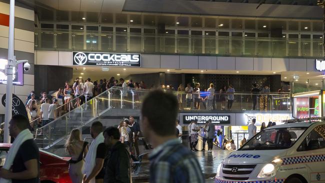 Cocktails nightclub on Orchid Ave in Surfers Paradise. Photograph: Russell Shakespeare.