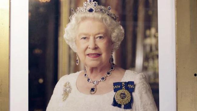 Queen Elizabeth’s Australian portrait.