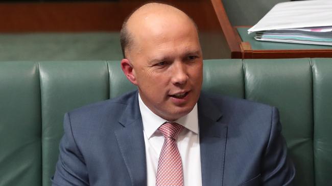 Home Affairs Minister Peter Dutton. Picture: Kym Smith