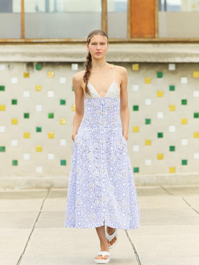 Flip flops at the Chanel Cruise show in Marseilles earlier this year.