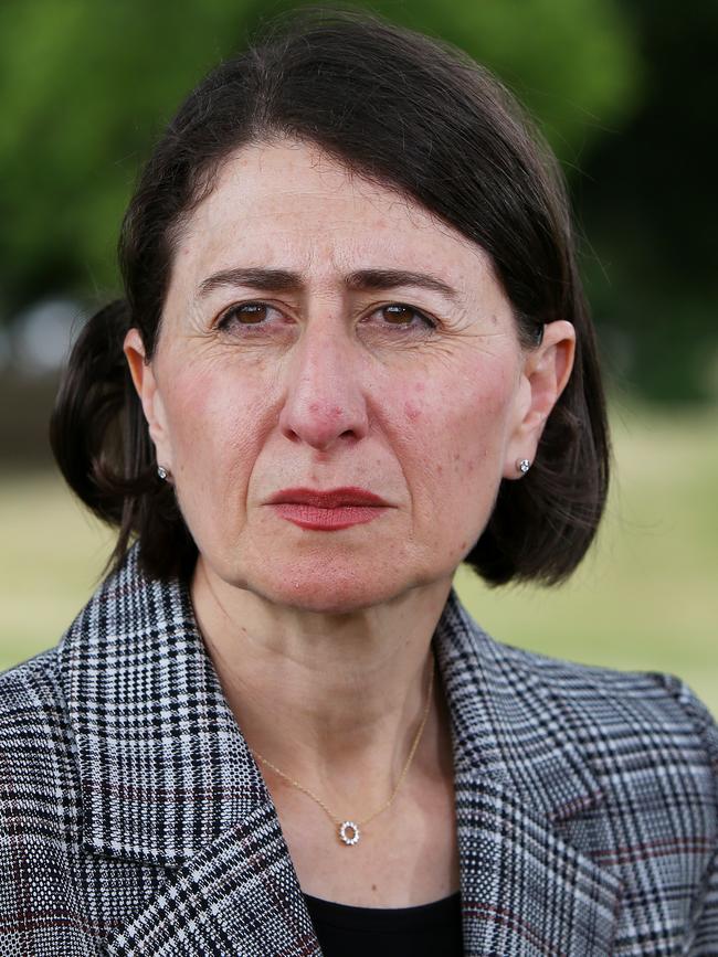 Premier Gladys Berejiklian. Picture: Lisa Maree Williams