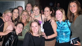 This group of ladies had a fun night at Frostbites on Chapel St in its heyday. Picture: MaxMoose.com.au