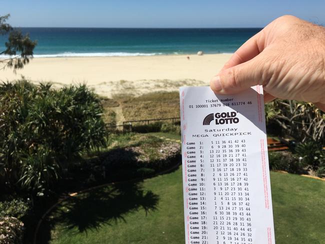 A dad from Palm Beach has taken out a $2.5 million Lotto win. Picture: supplied