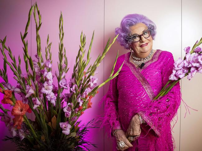 Dame Edna Everage provided the comic inspiration Janney’s character.