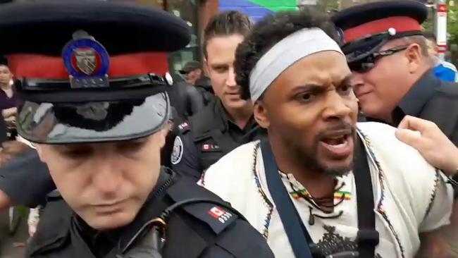 Canadian Christian preacher David Lynn was arrested earlier in June over alleged ‘disparaging’ comments against the LGBTI community in Toronto. Picture: YouTube