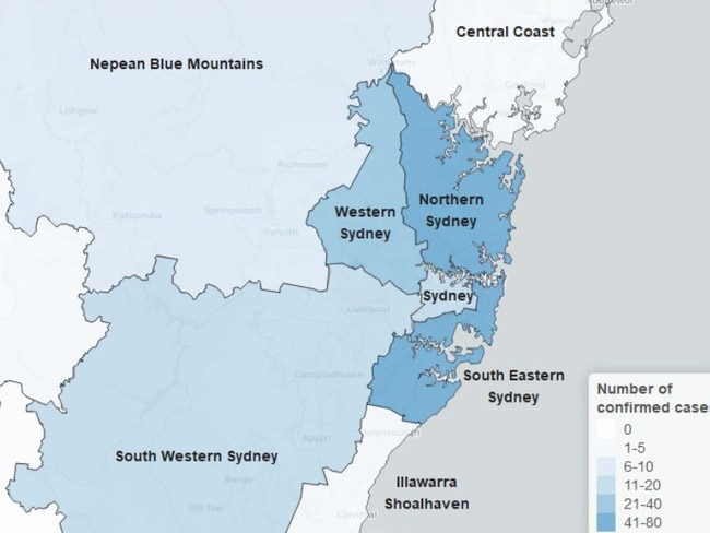 COVID-19 update from NSW Health – Central Coast has 5 conformed cases.