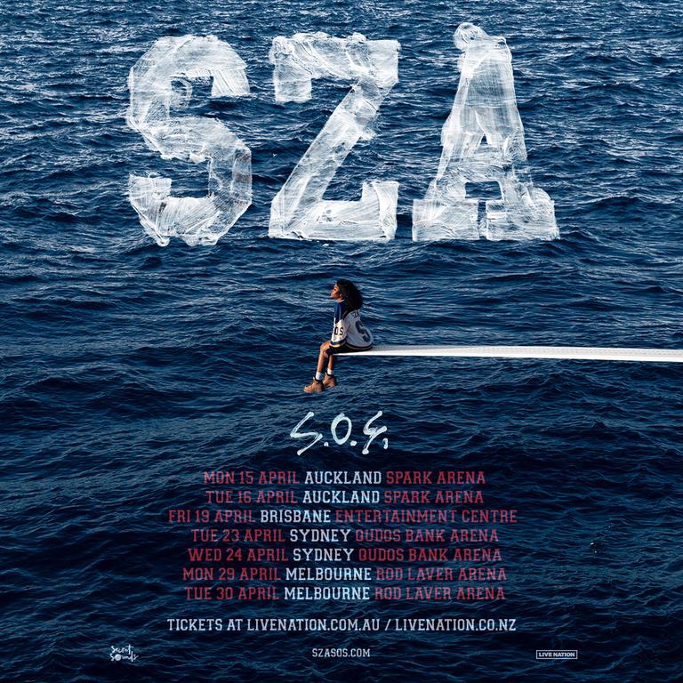 SZA to tour Australia in April. Picture: Supplied