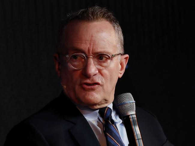 Oaktree Capital ManagementÕs Howard Marks speaking at the SOHN Hearts and Minds Conference at the Opera House in Sydney on Friday 22nd November 2019. Picture: Nikki Short