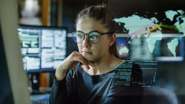 Only 21 per cent of the cyber workforce are women.