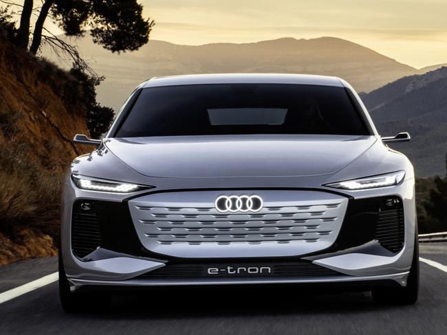 2021 Audi A6 e-tron electric concept revealed at Shanghai motor show.