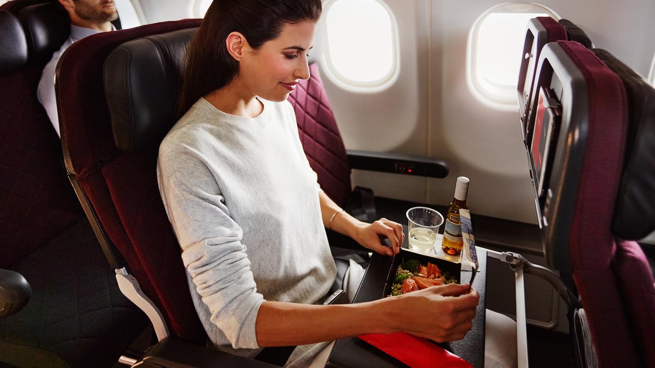 Qantas Melbourne San Francisco flight: Neil Perry in-flight menu ...