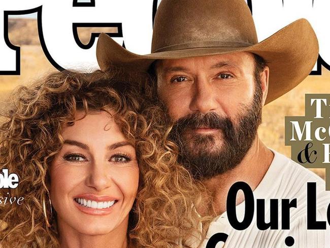 Faith Hill Tim McGraw People magazine cover. Picture: People