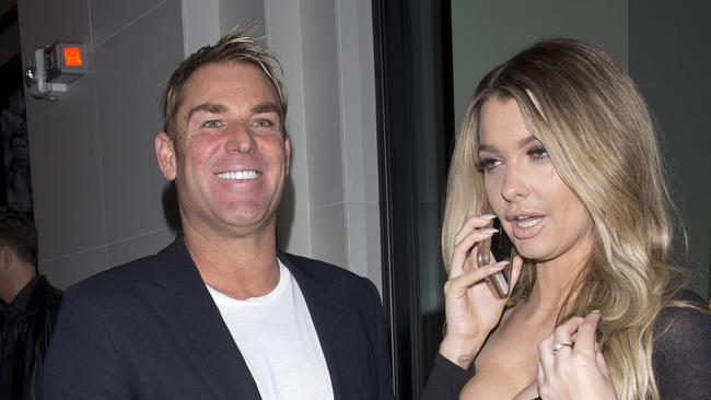 Shane Warne and new girlfriend Emily Sears go out for dinner: Photos ...