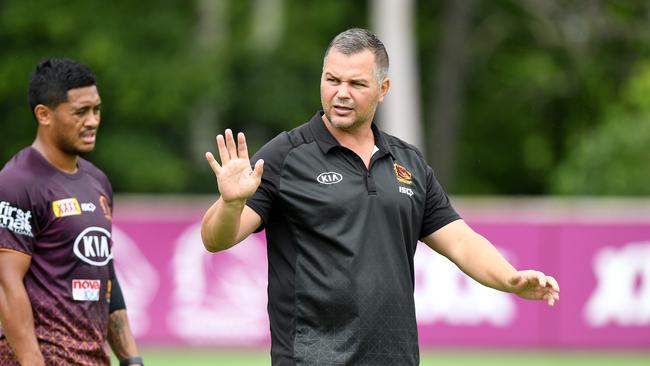 Has Anthony Seibold run out of support at Brisbane? Picture: Getty