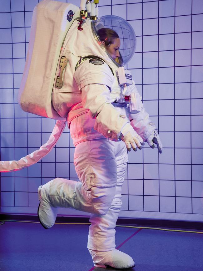 Space suit designers face many demands as they engineer next-generation extraterrestrial garb. The PXS (prototype exploration spacesuit) is more flexible than earlier designs and parts of it can be produced by 3-D printing.