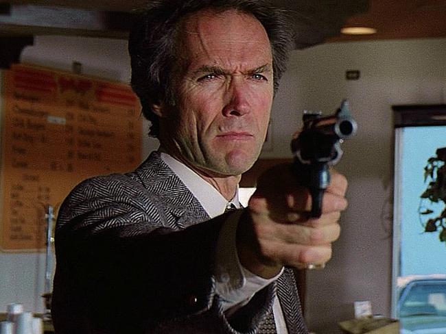 Starring as Dirty Harry in Sudden Impact (1983). Picture: Supplied