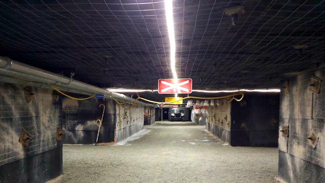 The Resources Centre of Excellence holds a replica underground mine, offering a test site for companies to innovate without the disruptions of a regular mine site. Picture: Duncan Evans