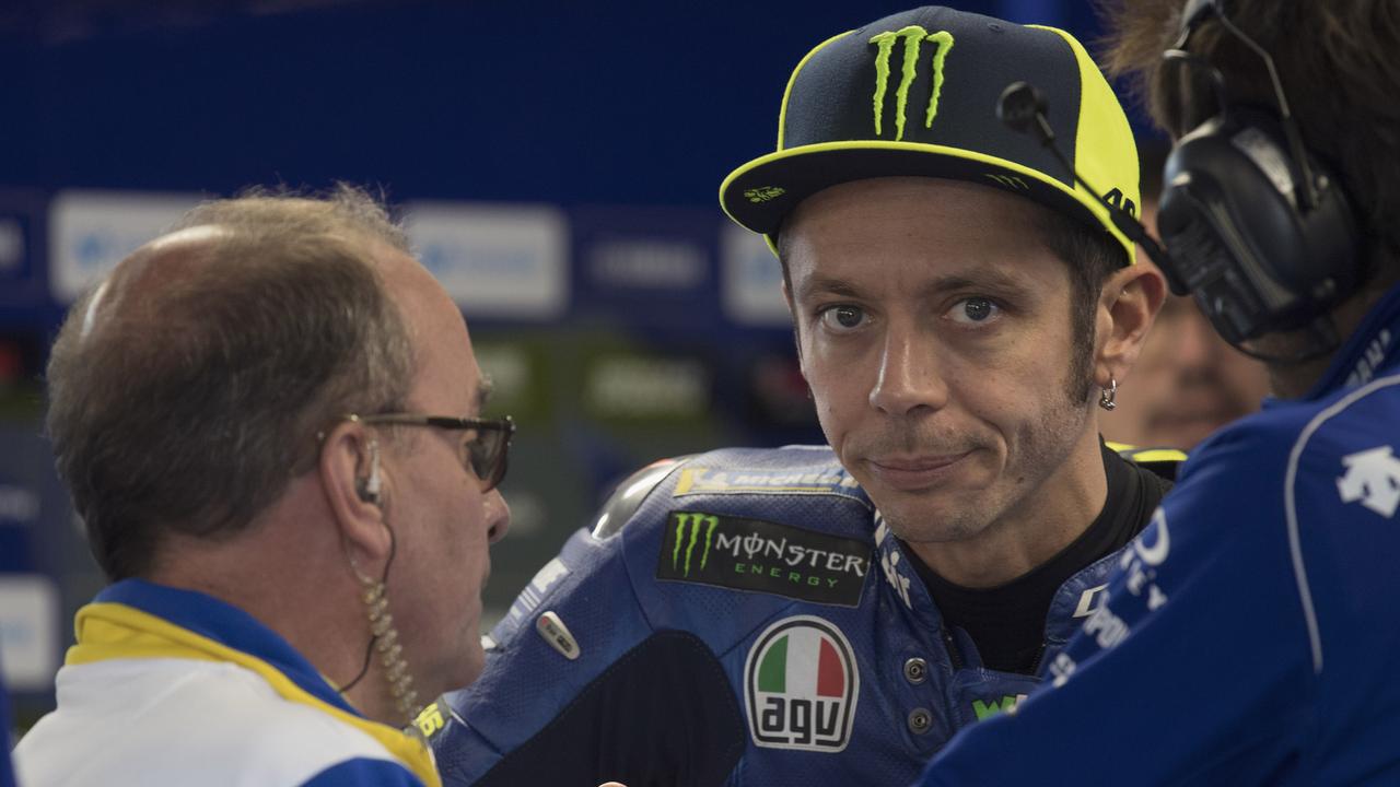 Valentino Rossi is in a battle to claim the runner-up spot in the championship behind Marc Marquez.