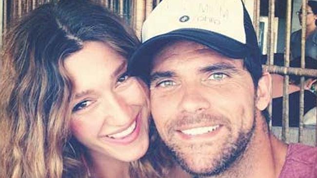 Silvana Lovin and Mark Philippoussis. Picture: Supplied