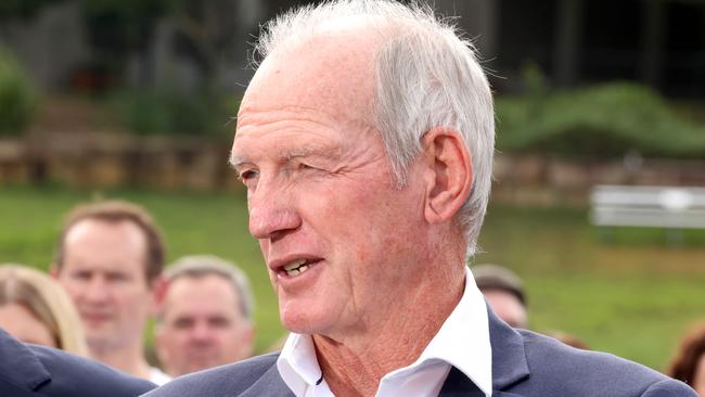 Wayne Bennett wants trade windows in the NRL. Photo Steve Pohlner